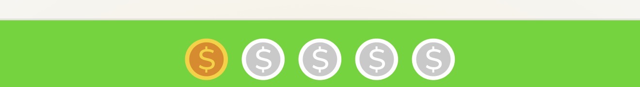 progress bar with a coin